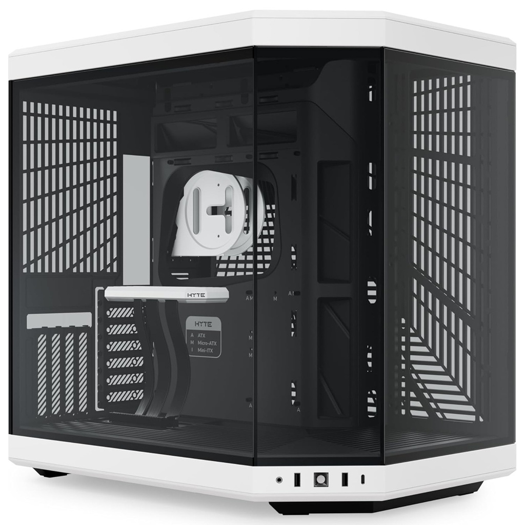 Gabinete Hyte Y70 Midi-Tower ATX/EATX/Micro-ATX/Mini-ITX USB 3.0 Sin Fuente Sin Ventiladores Instalados
