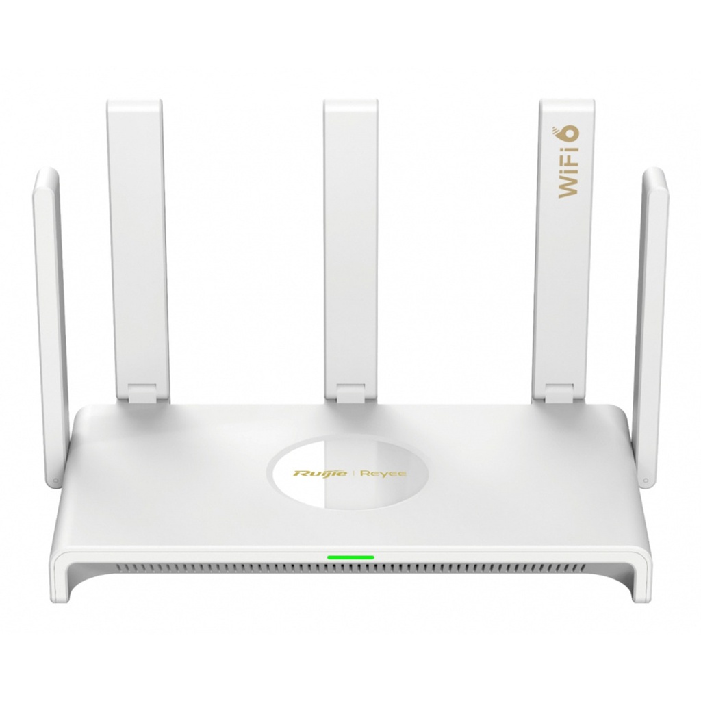 Ruijie Router con Sistema de Red Wi-Fi en Malla RG-EW3000GX 5x RJ-45 3000 Mbit/s WLAN Doble Banda 2.4/5 GHz Wi-Fi 6 5 Antenas Externas de 5 dBi