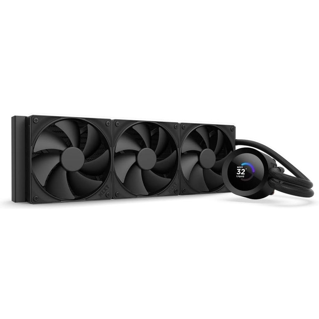 Enfriamiento Líquido Para CPU NZXT Kraken Plus 360 3x 120mm Hasta 2000RPM