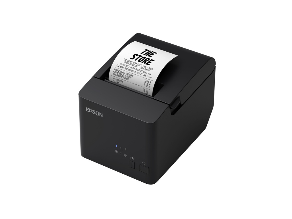 Epson T20IV-L Impresora de Tickets, Térmica Directa, USB/Ethernet, 203 x 203 DPI