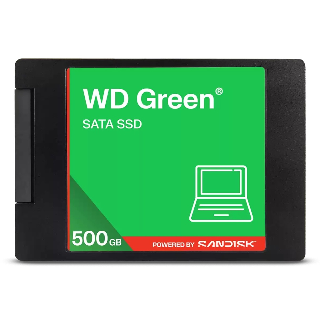 Unidad SSD WD Green 500GB 2.5" 545 MB/s Lectura SATA III 