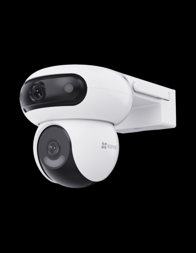 Ezviz Cámara de Seguridad IP Smart WiFi PT IR para Interiores/Exteriores H90 Dual, Alámbrico/Inalámbrico, 2560 x 1440 Pixeles, Día/Noche