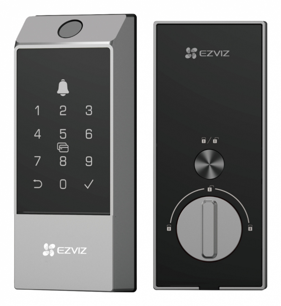 Ezviz Cerradura Inteligente con Teclado DL04, hasta 50 Usuarios, Negro