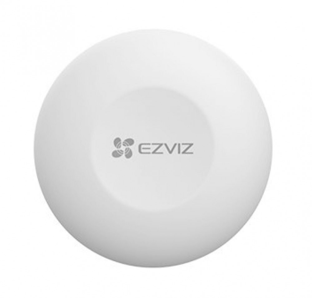 Ezviz Botón Inteligente de Emergencia T3C, Inalámbrico, Blanco - Compatible con Kit de Alarmas Ezviz