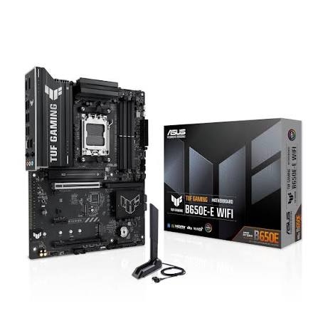 Tarjeta madre asus tuf gaming b650e-e wifi socket am5 4*ddr5 hdmi dp pcie-5.0 atx