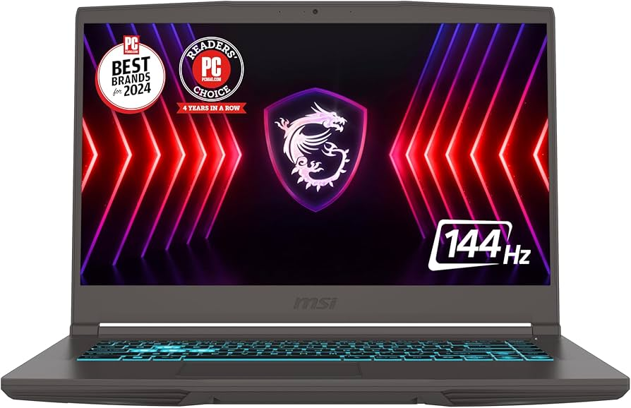 Portatil gamer msi thin 15 b13vf 15.6 fhd 144hz intel core i5 13420h hasta 4.6 ghz