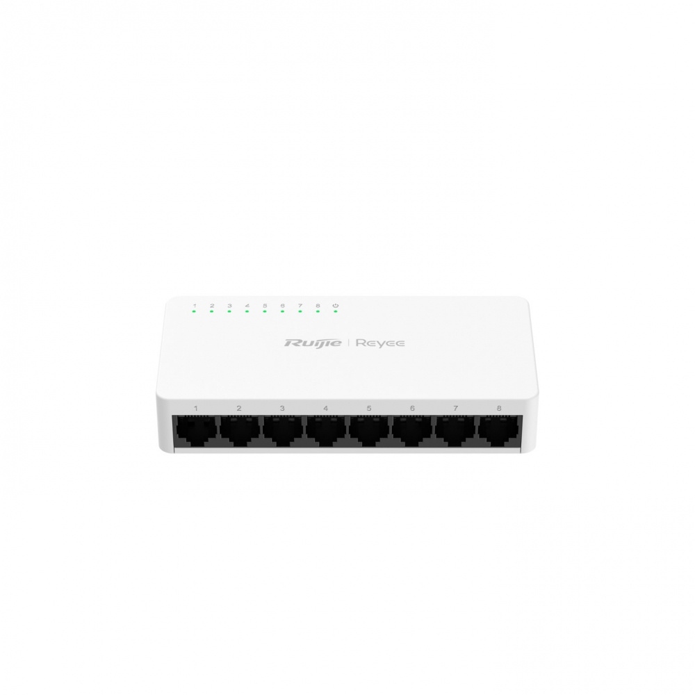 Switch Ruijie RG-ES08F, 8 Puertos Fast Ethernet 10/100, 1.6 Gbit/s, 2000 Entradas, No Administrado