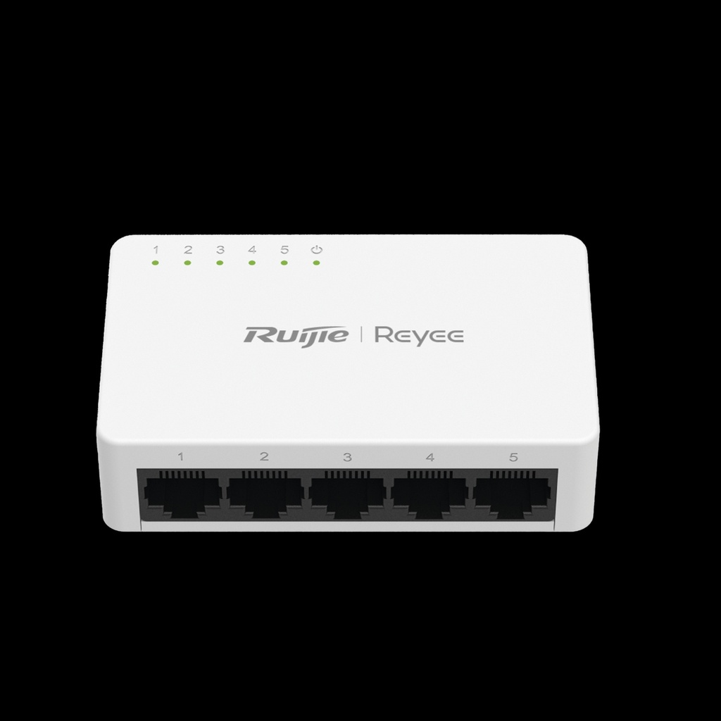 Switch Ruijie Fast Ethernet RG-ES05F, 5 Puertos 10/100Mbps, 1.0 Gbit/s, 2000 Entradas - No Administrable