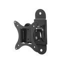 Montaje de pared para monitores de 13 a 27" soporta hasta 15kg, vesa 75x75/100x100.