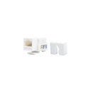 Módulo jack keystone cat5e con terminación 110 (punchdown) para faceplate - color blanco