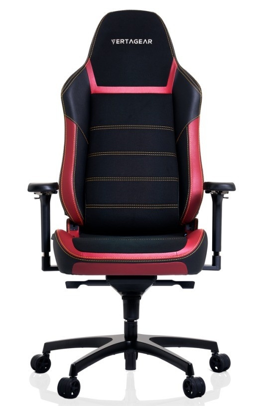 Vertagear Silla Gamer PL6800SE, hasta 180kg, Negro/Rojo