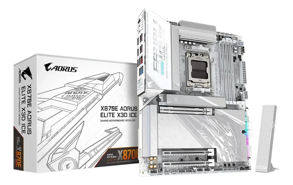 Motherboard Gigabyte X870e Aorus Elite Ice X3d Ddr5 Am5