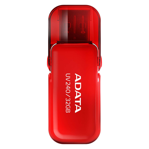 Memoria adata 32gb usb 2.0 uv240 rojo (auv240-32g-rrd)