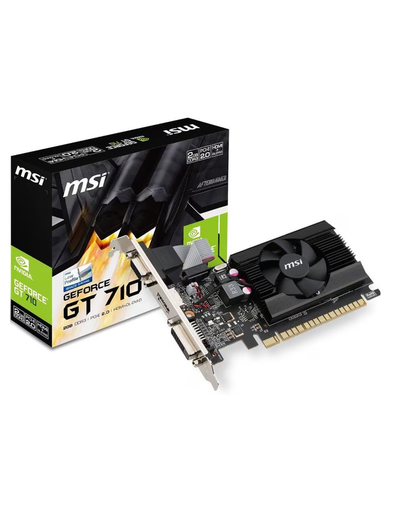Tarjeta de video msi gt 710 2gd3 lp - nvidia
