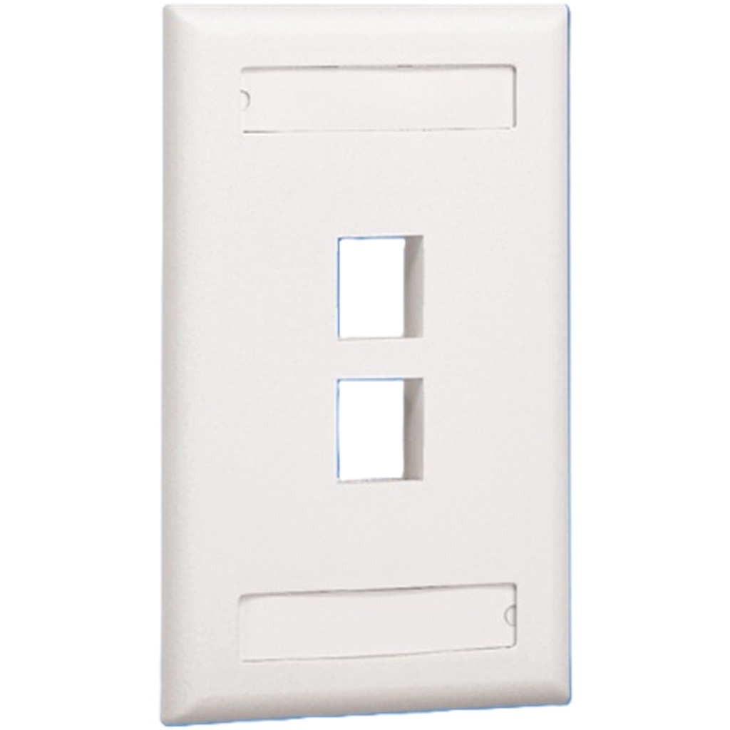 Placa De Pared Vertical Panduit NK2FEIY 2 Puertos NetKey