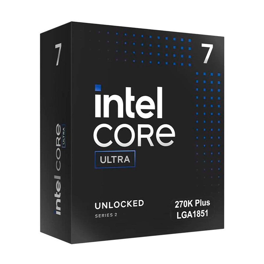 Procesador Intel Core Ultra 7 270K Plus con Intel Graphics, LGA 1851, 5.50GHz, 24 Núcleos, 36MB Caché, No incluye Disipador