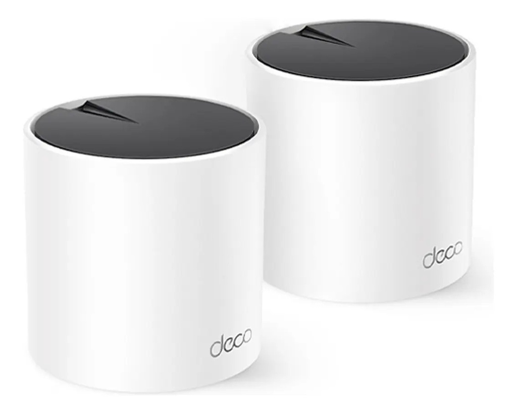 Router TP-Link de Banda Dual Deco X55 AX3000 con Wi-Fi Mesh, 2402 Mbit/s, 3x RJ-45, 2.4/5GHz, 4 Antenas Internas - 2 Piezas