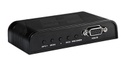 Convertidor de s-video, bnc, vga a vga