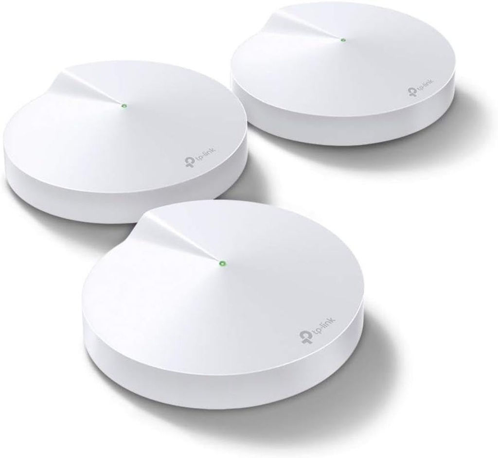 Router TP-Link Ethernet de Banda Dual AC1300 Deco M5 con Wi-Fi Mesh, 1300Mbit/s, 2x RJ-45, 2.4/5GHz - 3 Piezas