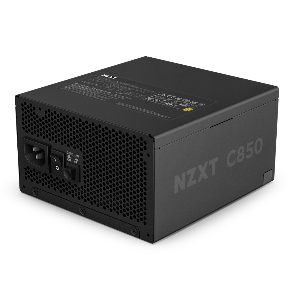 Fuente de Poder NZXT C850 80 PLUS Gold ATX, Modular, 24-pin ATX, 135mm, 850W