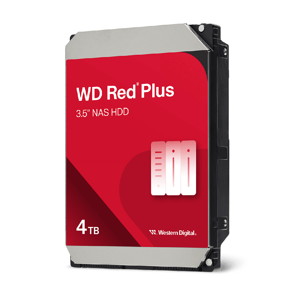 Disco duro interno wd red plus 4tb 3.5 escritorio sata3 6gb