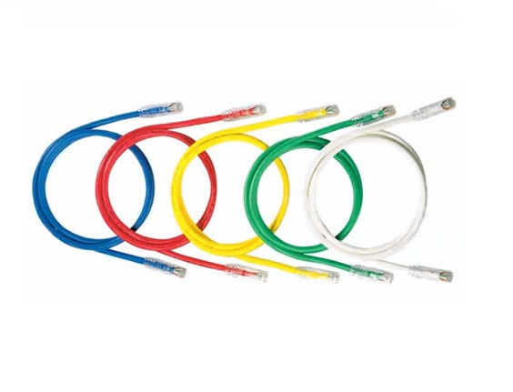 Cable de parcheo utp categoría 6, con plug modular en cada extremo - 1 ft (30.48 cm) - azul
