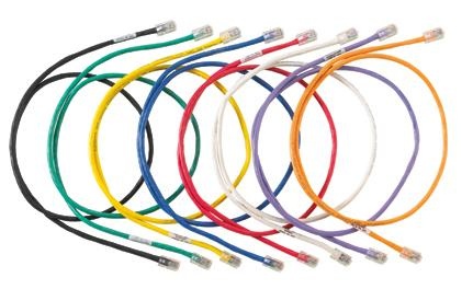 Cable de parcheo utp categoría 5e, con plug modular en cada extremo - 2 m - azul