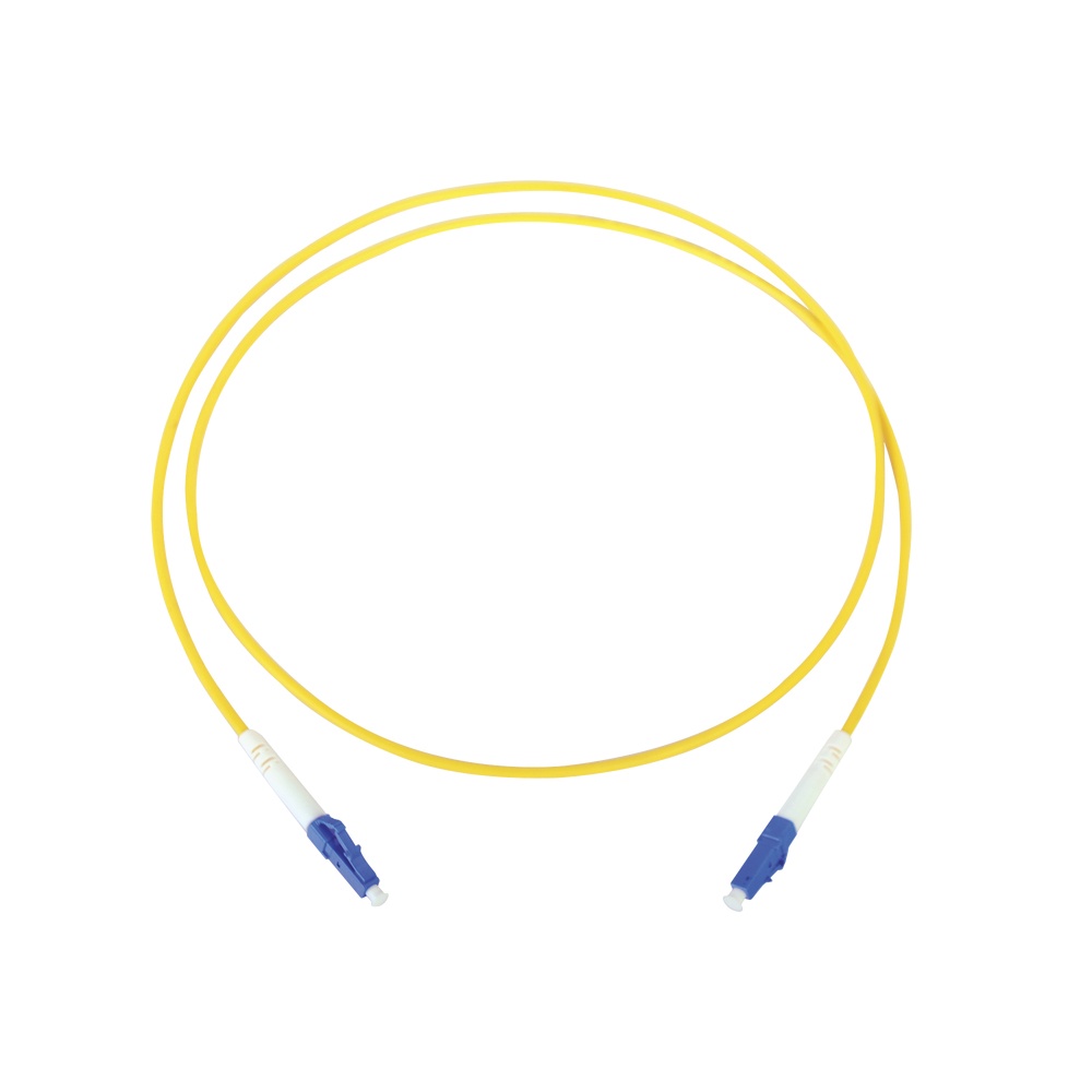 Jumper de fibra óptica monomodo lc/lc simplex de 1 metro 