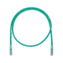 Cable de parcheo utp categoría 6, con plug modular en cada extremo - 1.5 m. - verde