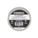 Cinta Eléctrica para Aislar de PVC Uso General Grosor de 0.18mm (7 mil) Ancho de 19mm y 20.12m de Largo Color Gris