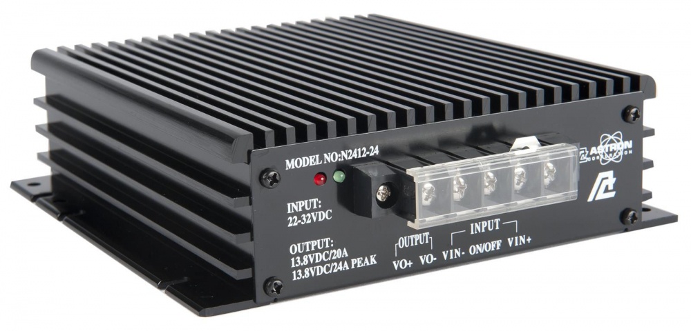 Convertidor dc- dc (22-32 v a 13.8 vcd, 20 amp.)