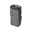 Funda de piel reforzada, versión 2 de fácil acceso y cubierta frontal de plástico transparente para los radios tk-2000kv2, tk-30