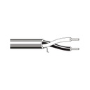 Cable para seguridad y sonido belden 5200ue 008u1000 forro pvc gris cmr riser 2c/16awg 2 conductores calibre 16 awg 100% cobre c