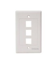 Placa De Pared Universal Enson ENS-FP63 3 Puertos Sin Jack
