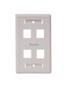 Placa De Pared Universal Enson ENS-FP64 4 Puertos Sin Jack