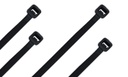 Cincho nylon th-100 thorsman 4200-01001 color negro a 2.5mm- l 100mm bolsa/100pzs diametro maximo capacidad de atado 22mm, fabri