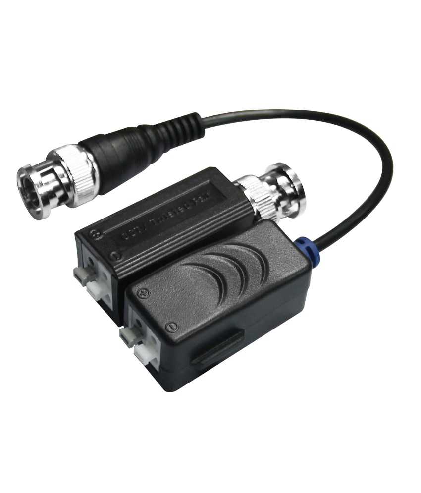Transceptor hd folksafe fs-hdp4101c transmisor/receptor de video pasivo 1ch tipo push-in, distancia máxima de 320mts de cableado