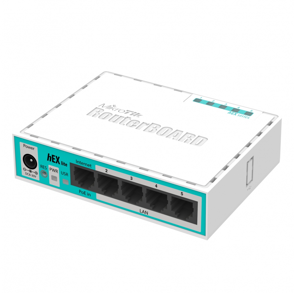 Router MikroTik Fast Ethernet hEX Lite Alámbrico 5x RJ-45