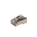 Plug facil ponchado blindado enson epro-splug5e-50 bote de 50 pzs para cable utp cat5e con sistema de paso de cables passtru que