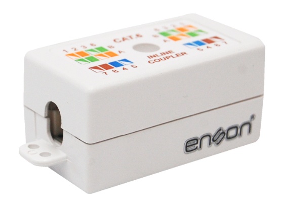 Cople utp enson epro-incop6 hilo a hilo cat6 ideal para unir de dos segmentos de cable utp sin terminar, requiere rematadora