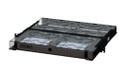 Charola fibra óptica rack belden ecx-01u p/2 adaptadores frame o cassetes