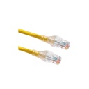 Patchcord utp cat6a belden ca21104004 forro pvc amarillo cmr-riser 4 pares calibre conductor 24 awg 100% cobre uso interior esqu