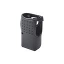 Funda reforzada de piel con resistentes correas y fácil acceso para ic-f3003/4003.