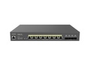 Switch poe ++ administrable en nube capa 2  de 8 puertos poe  de 2.5 gbps, hasta 240 w, 4 puertos de sfp 