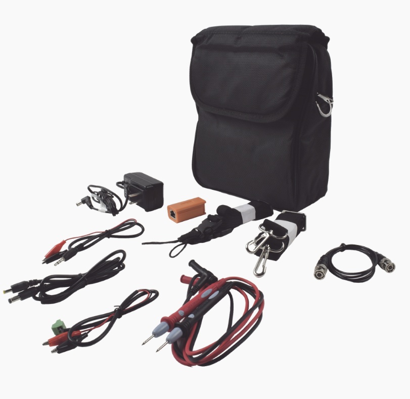 Kit de accesorios para probadores de vídeo epmontvi incluye: maleta, probador de cable, cables de conexion.