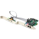 Tarjeta de sonido pci express 7.1 canales 24bit 192 khz
