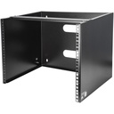 Bracket de pared para rack 8u 12 pulgadas profundidad