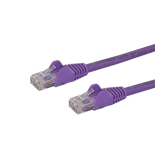 Cable de red 1m purpura cat6 e thernet gigabit sin enganches