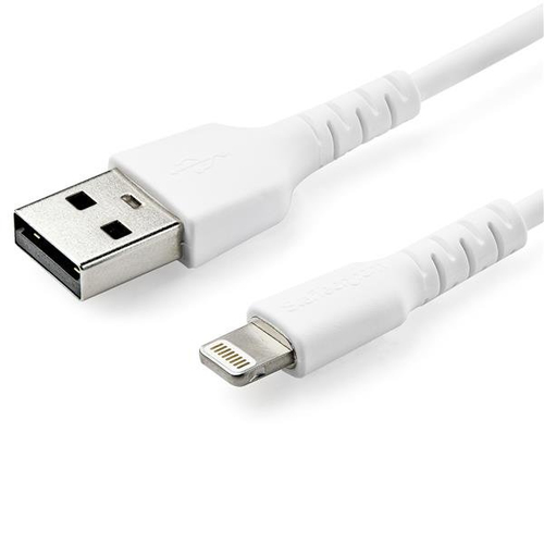 Cable de 2m usb a lightning certificado mfi apple blanco