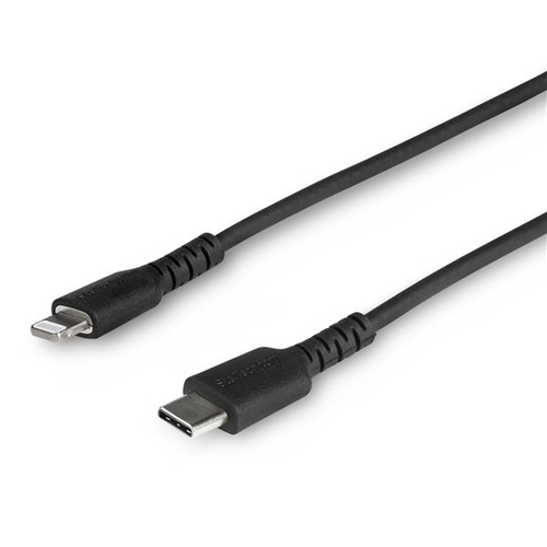Cable usb-c a lightning de 1m color negro - certificado mfi